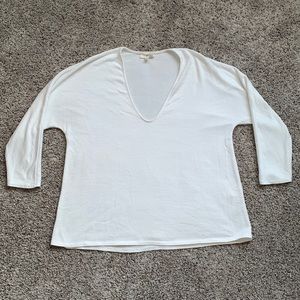 Wilfred Free Melange 3/4 Length V Neck Shirt